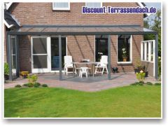 Terrassenüberdachung Deluxe mit Echtglas (VSG)