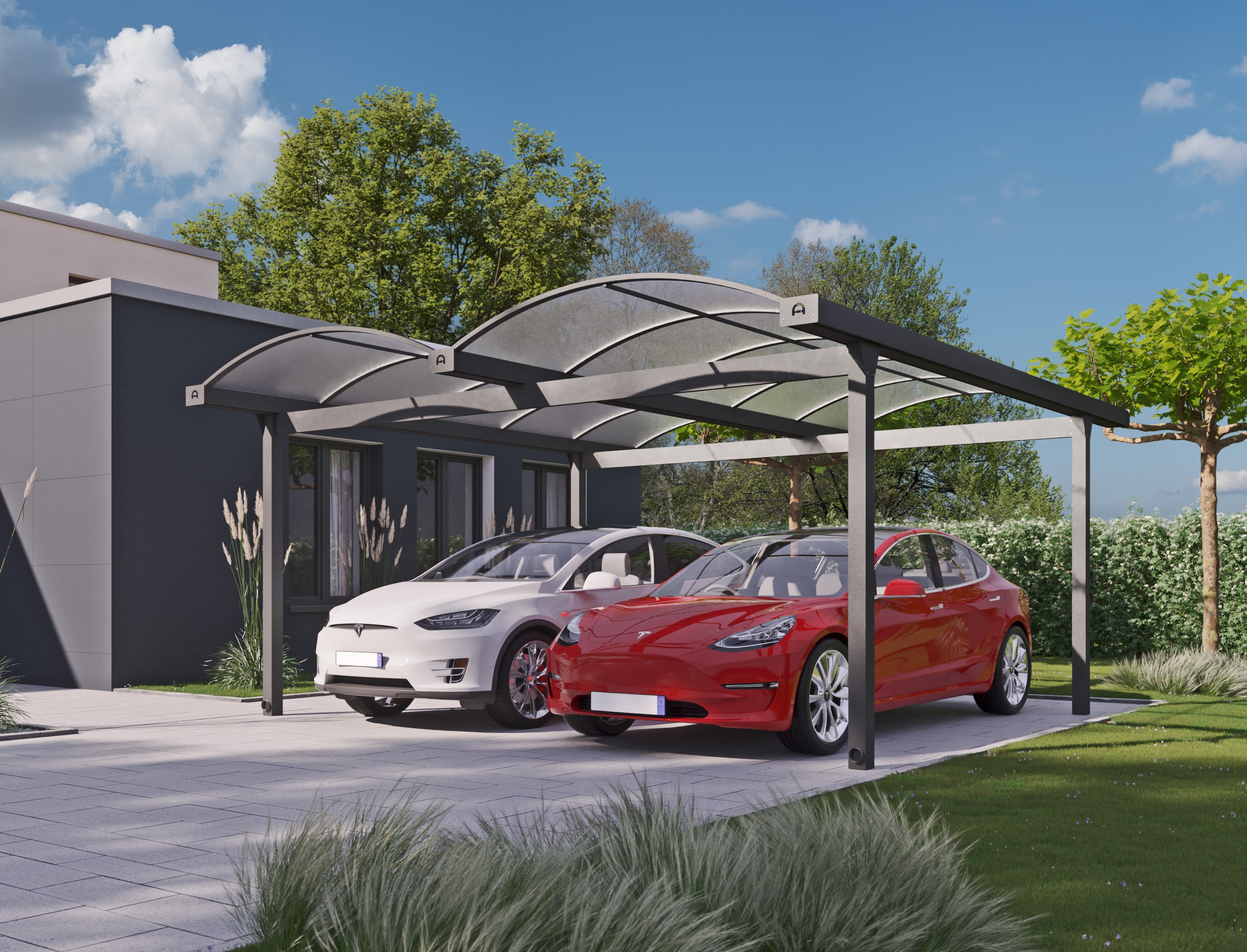 Carports aus Aluminium